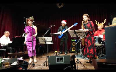 後藤浩二(p) jujusumire(vo) 興津博規(b) 横原由梨子(ts) 黒田敦司(vo,ds) 岡田組 OKADAGUMI (second generation)
