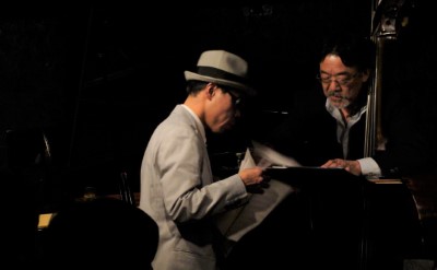後藤浩二(p) 岡田勉(b)