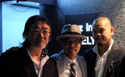 岡田勉(b) 後藤浩二(p) 江藤良人(ds)